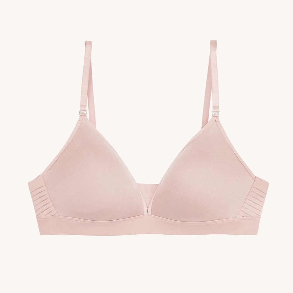 NWT 24/7™ Seamless Stripe Wireless Bra 30F